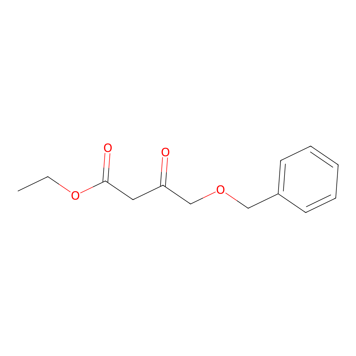 Ethyl 4-(benzyloxy)-3-oxobutanoate molecular structure, CAS 67354-34-1