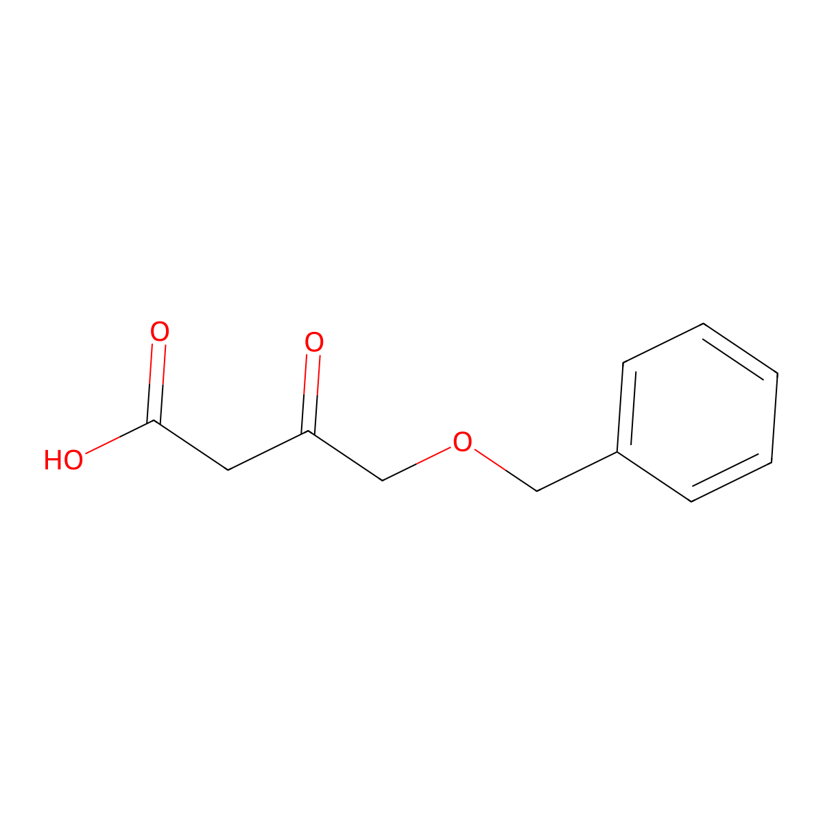 4-(Benzyloxy)-3-oxobutanoic acid molecular structure, CAS 67354-37-4