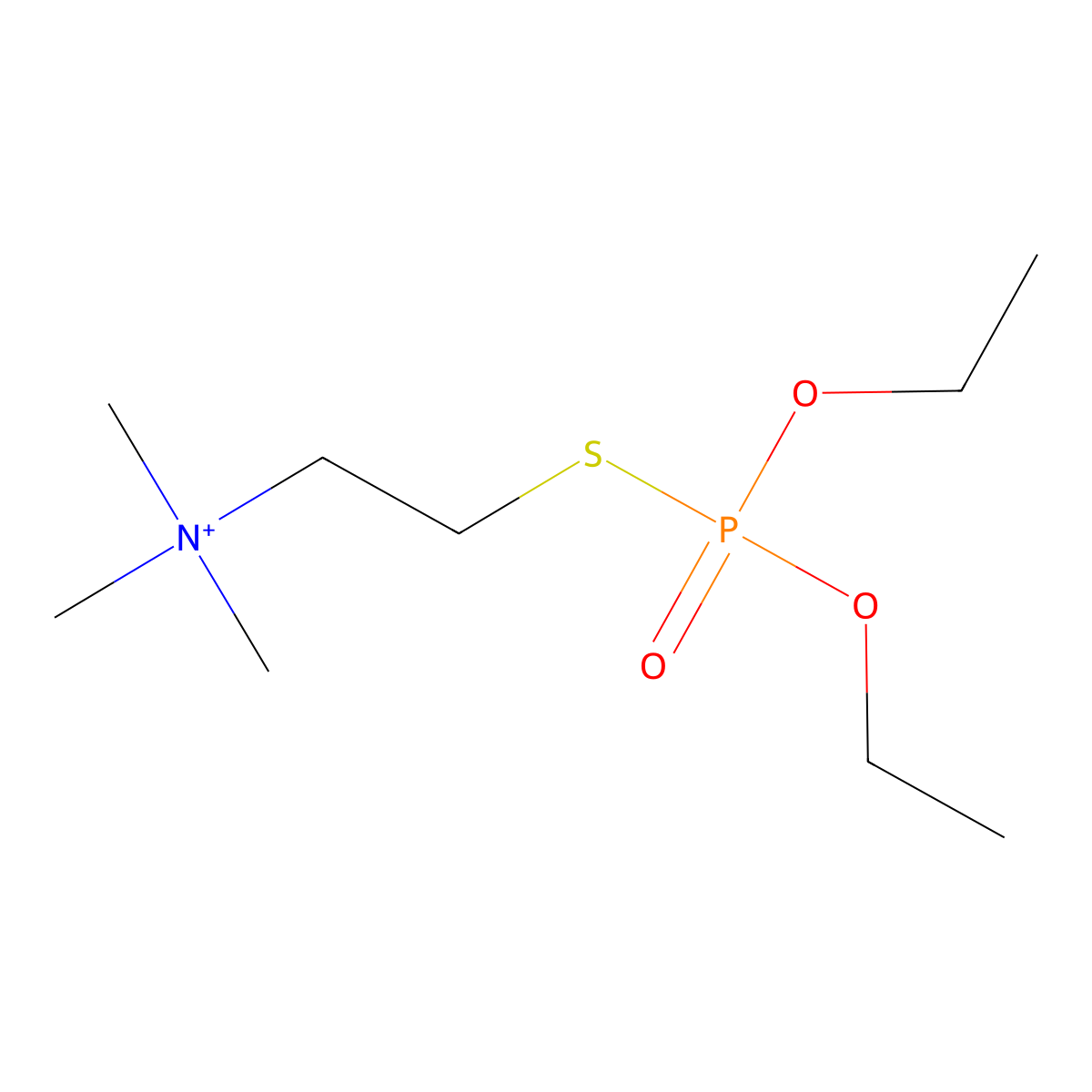 Echothiophate molecular structure, CAS 6736-03-4