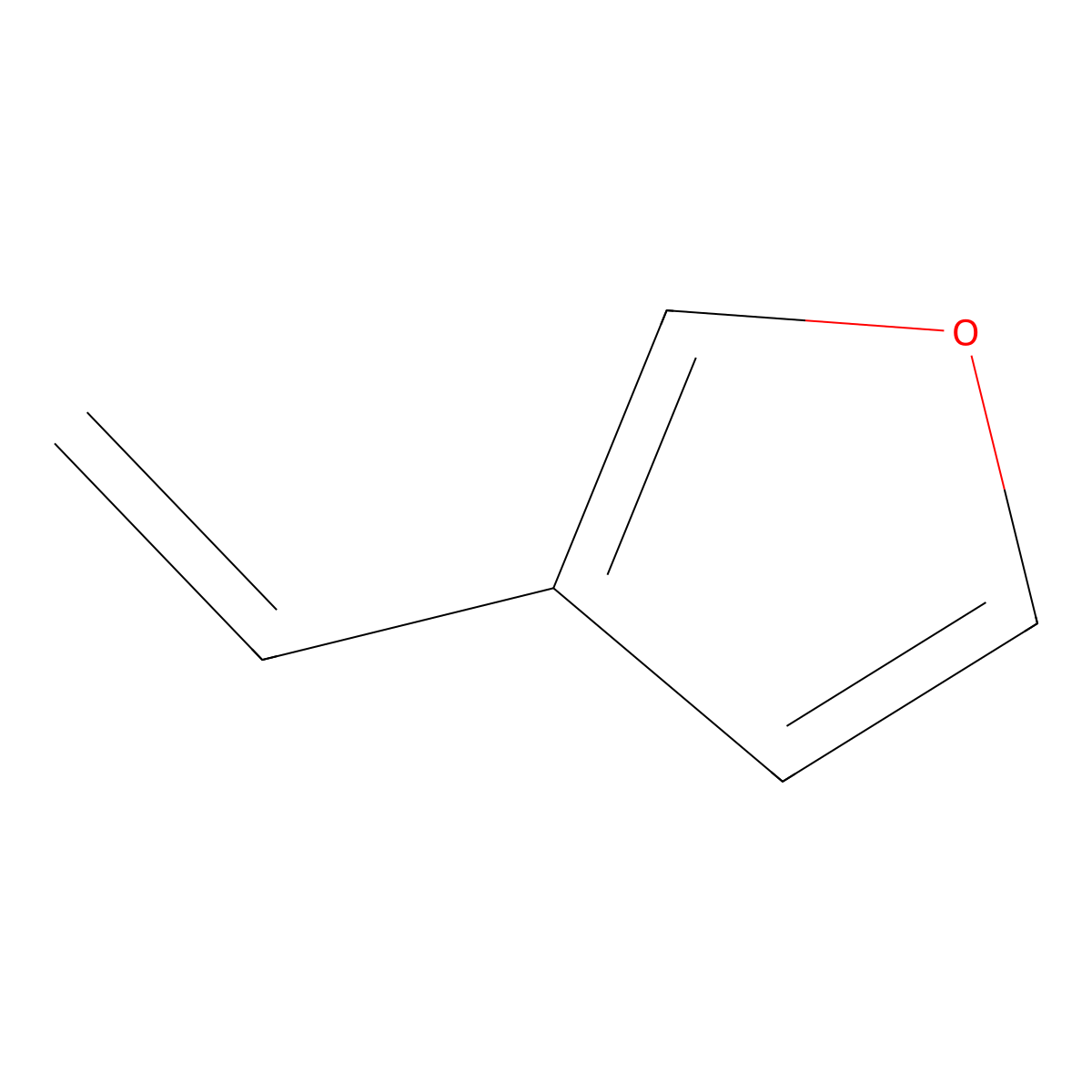 3-Vinylfuran molecular structure, CAS 67364-02-7