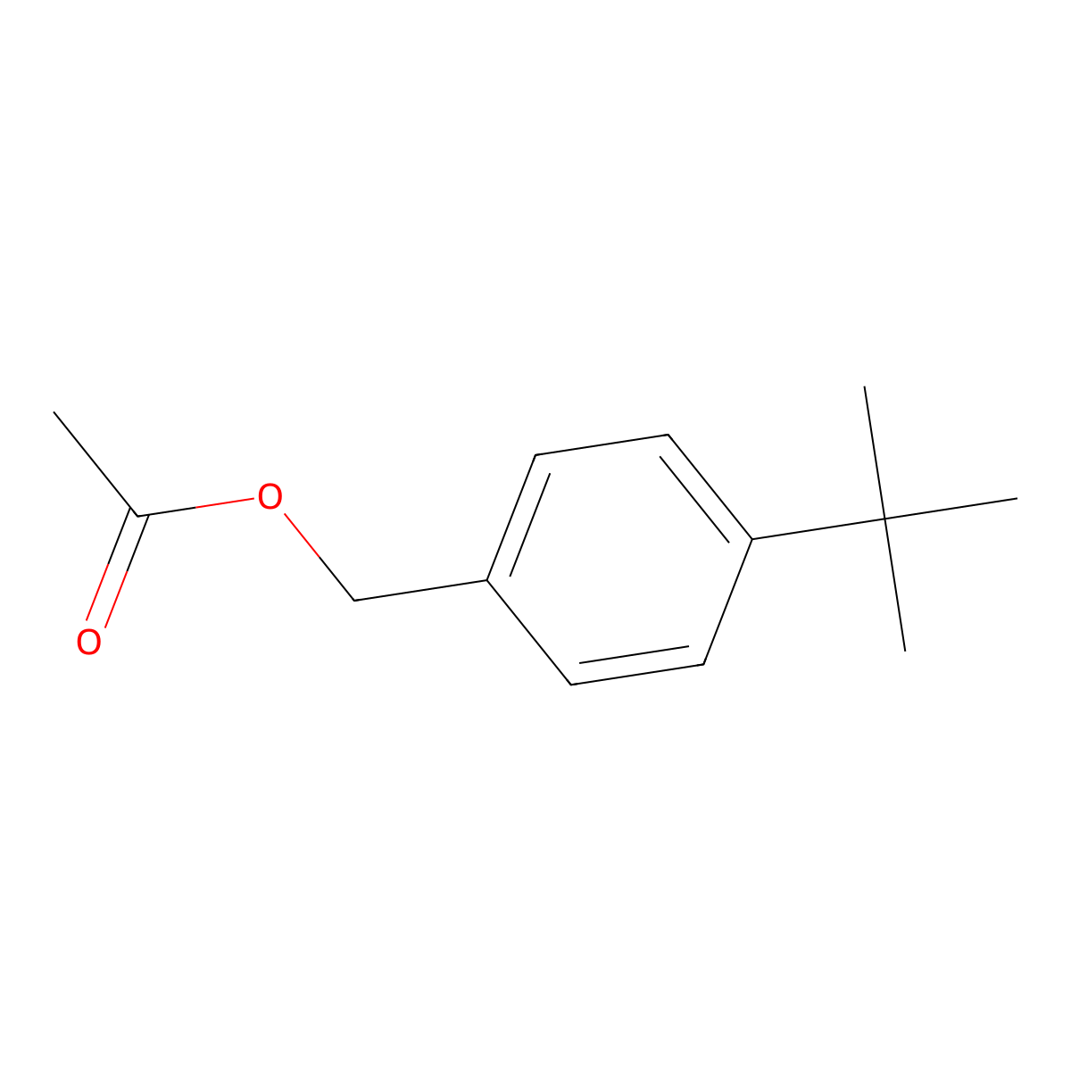 Benzenemethanol, 4-(1,1-dimethylethyl)-, 1-acetate molecular structure, CAS 67364-88-9