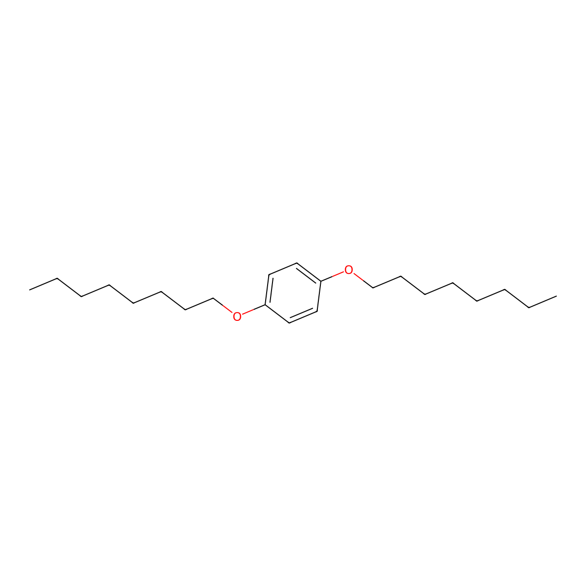 1,4-Dioctyloxybenzene molecular structure, CAS 67399-94-4