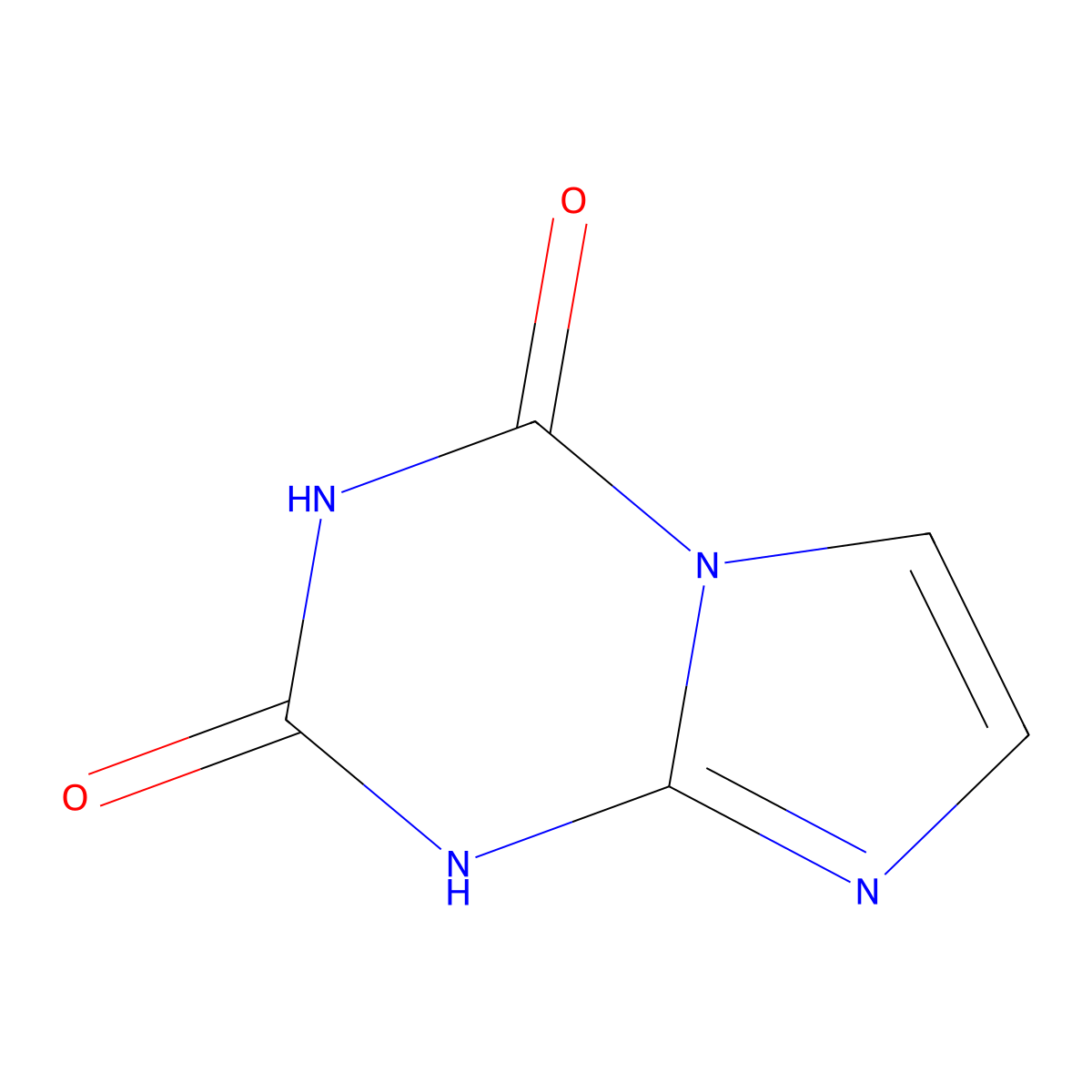 imidazo[1,2-a][1,3,5]triazine-2,4(1H,3H)-dione molecular structure, CAS 67410-57-5