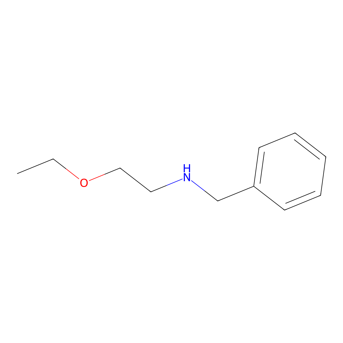 N-(2-Ethoxyethyl)benzylamine molecular structure, CAS 67411-38-5