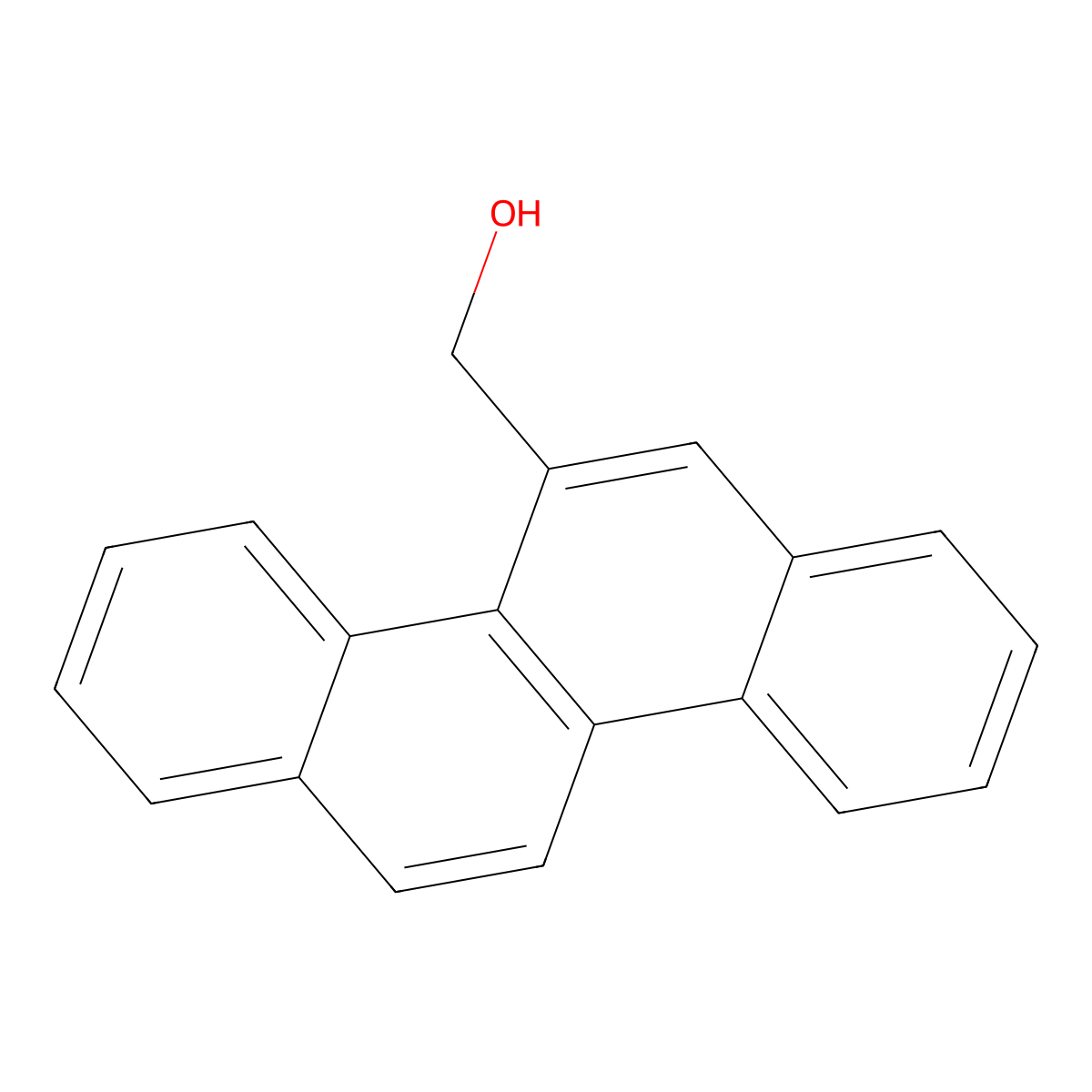 5-Chrysenemethanol molecular structure, CAS 67411-86-3
