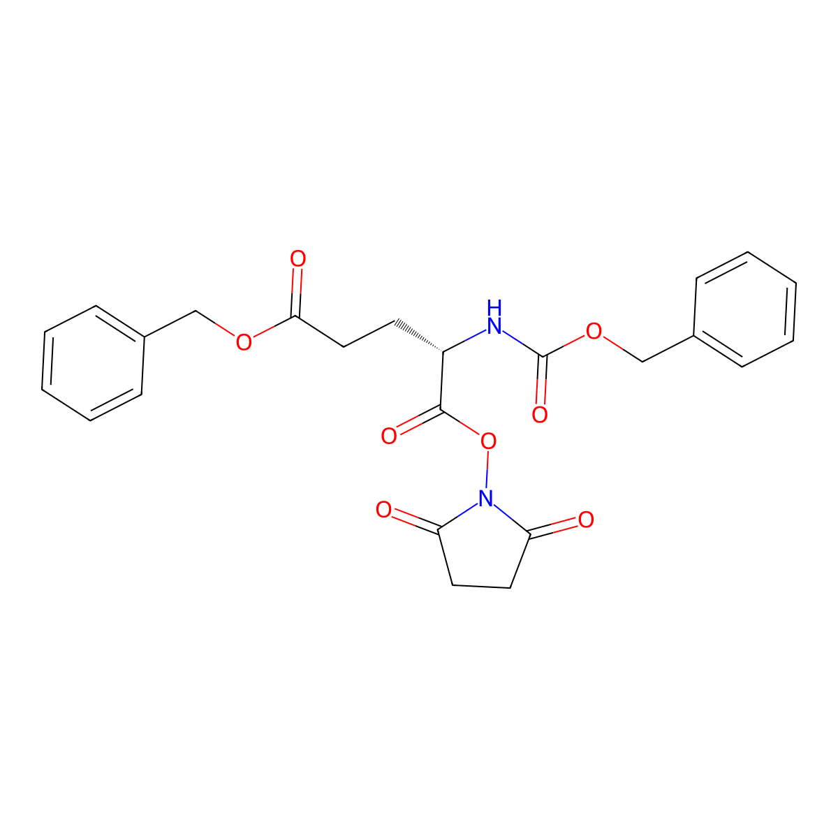 Z-Glu(obzl)-osu molecular structure, CAS 67413-34-7