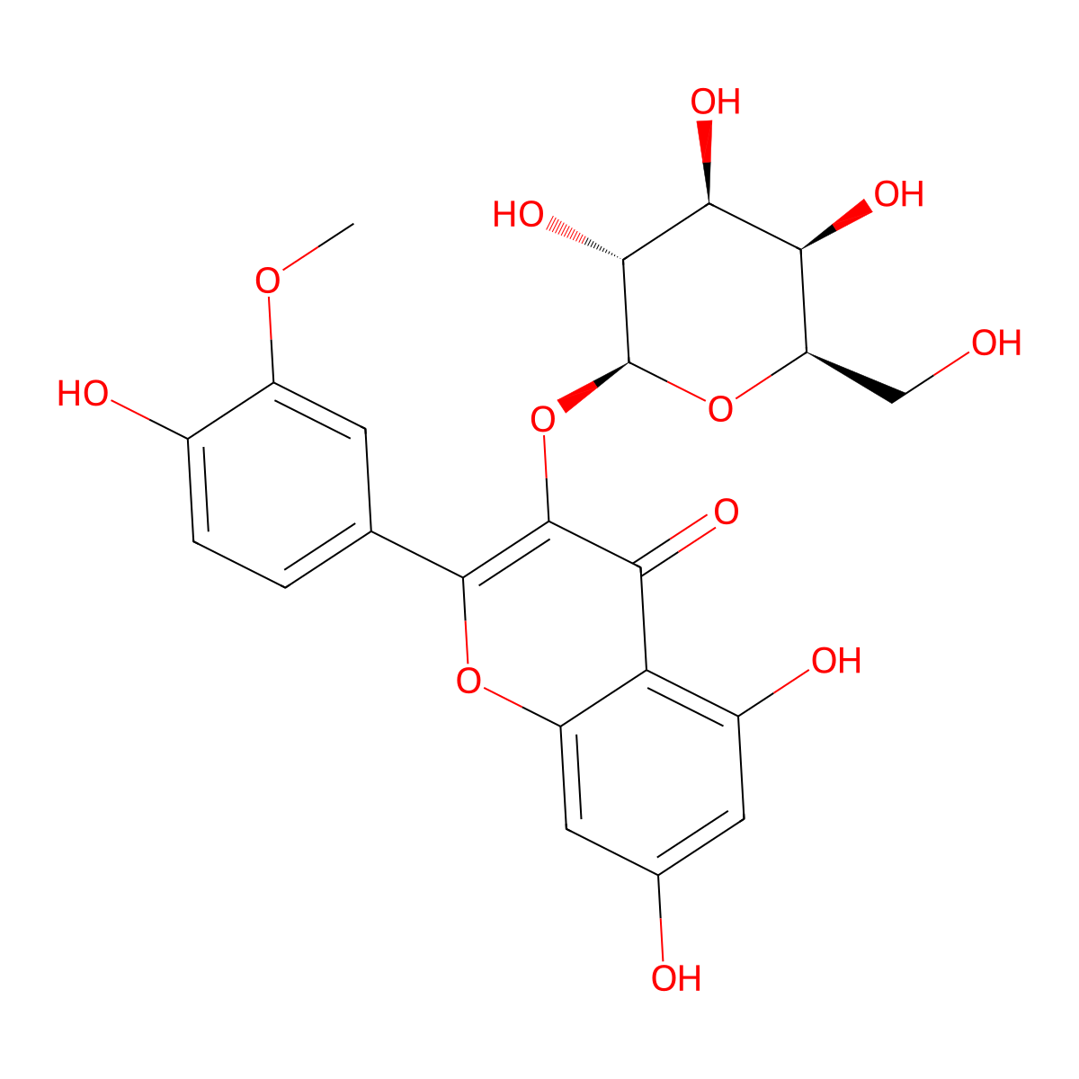 Cacticin molecular structure, CAS 6743-92-6