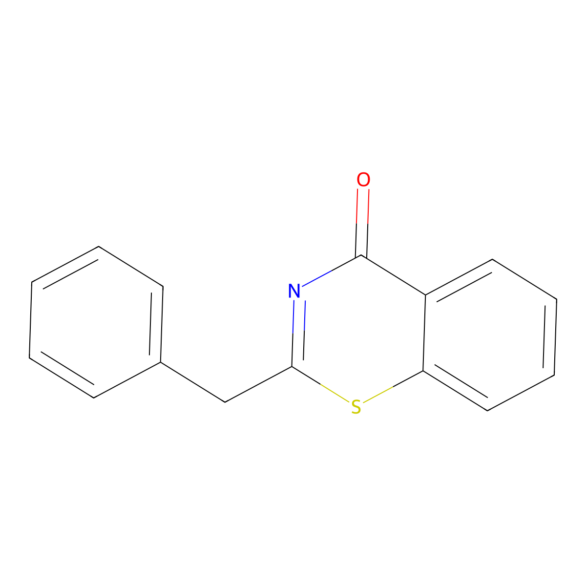 2-Benzylbenzo[e]1,3-thiazin-4-one molecular structure, CAS 67433-04-9