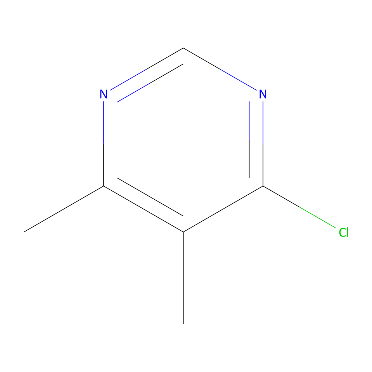 4-Chloro-5,6-dimethylpyrimidine molecular structure, CAS 67434-65-5