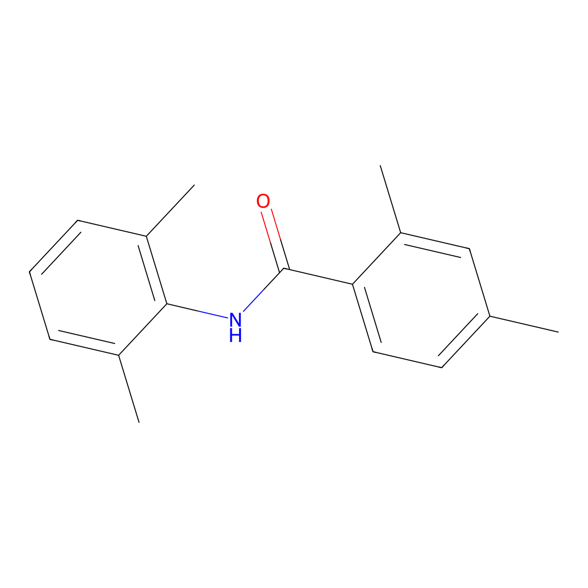 N-(2,6-dimethylphenyl)-2,4-dimethylbenzamide molecular structure, CAS 674365-24-3