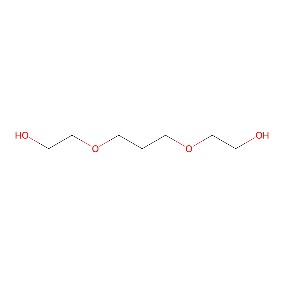 3,7-Dioxa-1,9-nonanediol molecular structure, CAS 67439-82-1