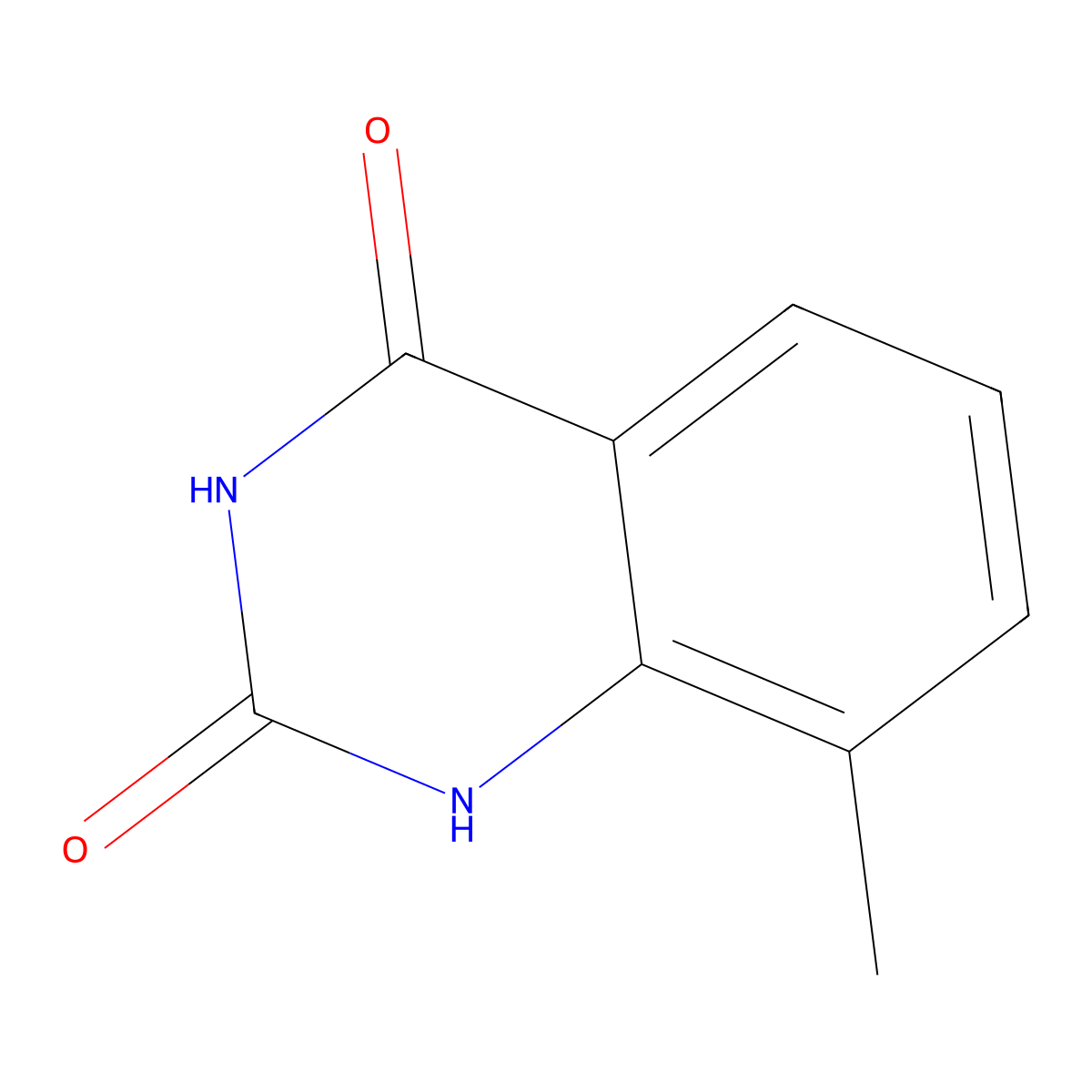 8-Methylquinazoline-2,4(1H,3H)-dione molecular structure, CAS 67449-23-4