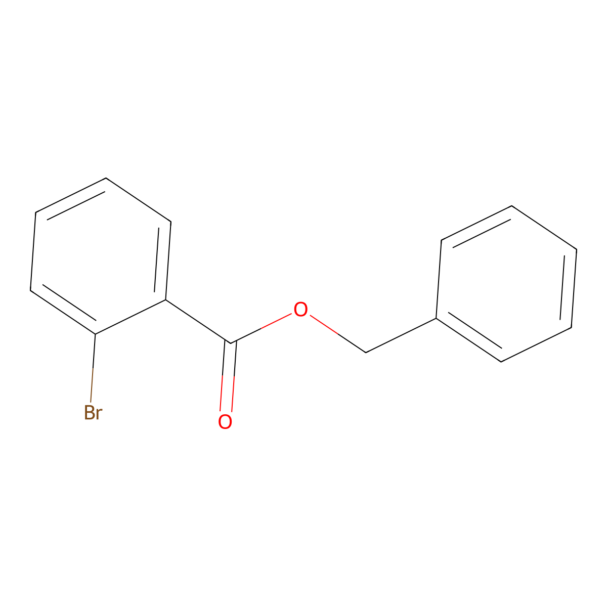 Benzyl 2-bromobenzoate molecular structure, CAS 67460-09-7
