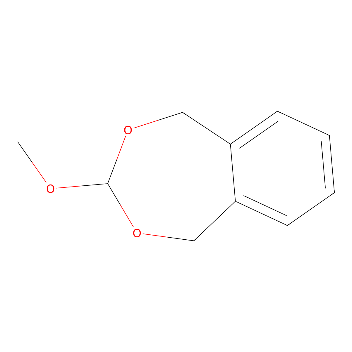 1,5-Dihydro-3-methoxy-2,4-benzodioxepin molecular structure, CAS 67461-24-9