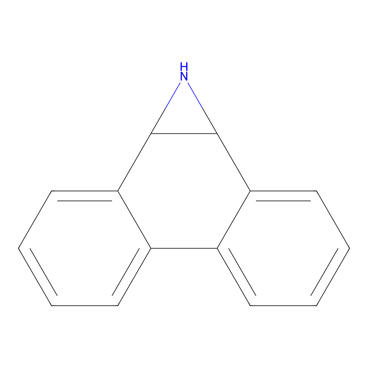 Phenanthrene 9,10-imine molecular structure, CAS 67464-46-4