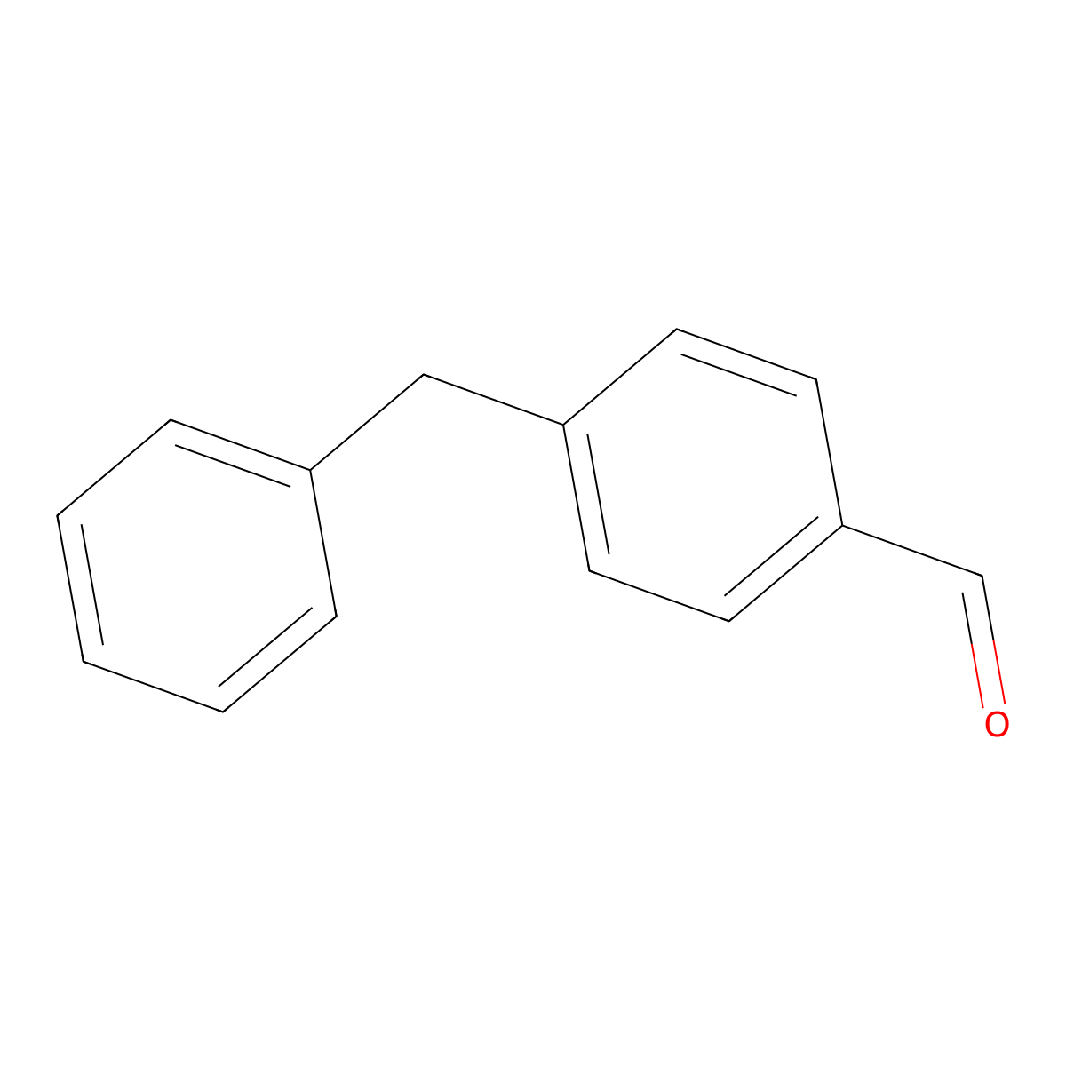 4-Benzylbenzaldehyde molecular structure, CAS 67468-65-9
