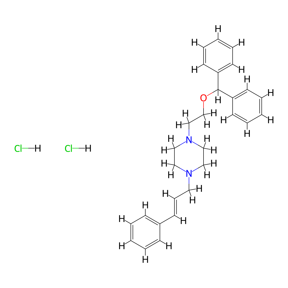 GBR 12783 dihydrochloride molecular structure, CAS 67469-75-4