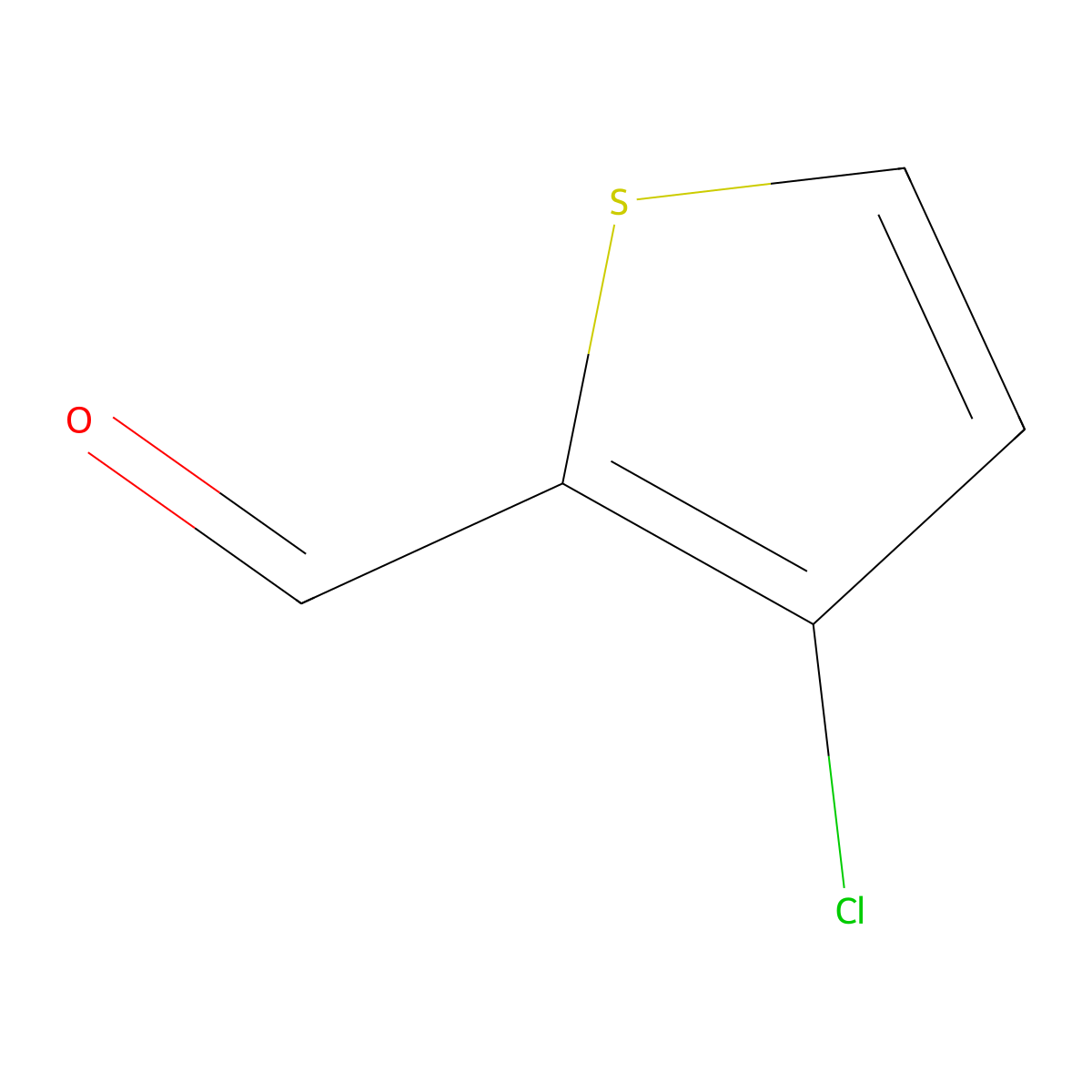 3-Chlorothiophene-2-carbaldehyde molecular structure, CAS 67482-48-8