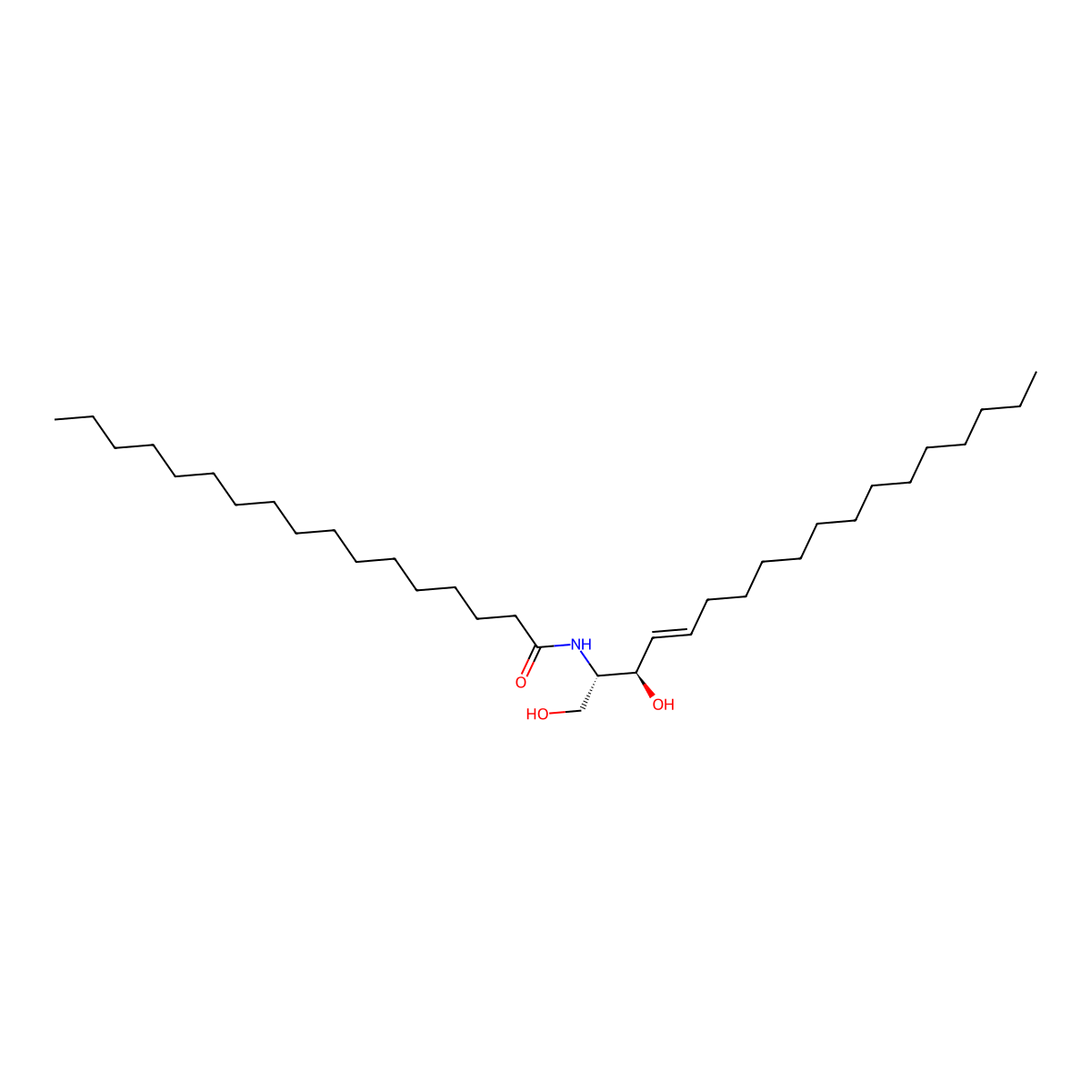 Cer(d18:1/17:0) molecular structure, CAS 67492-16-4
