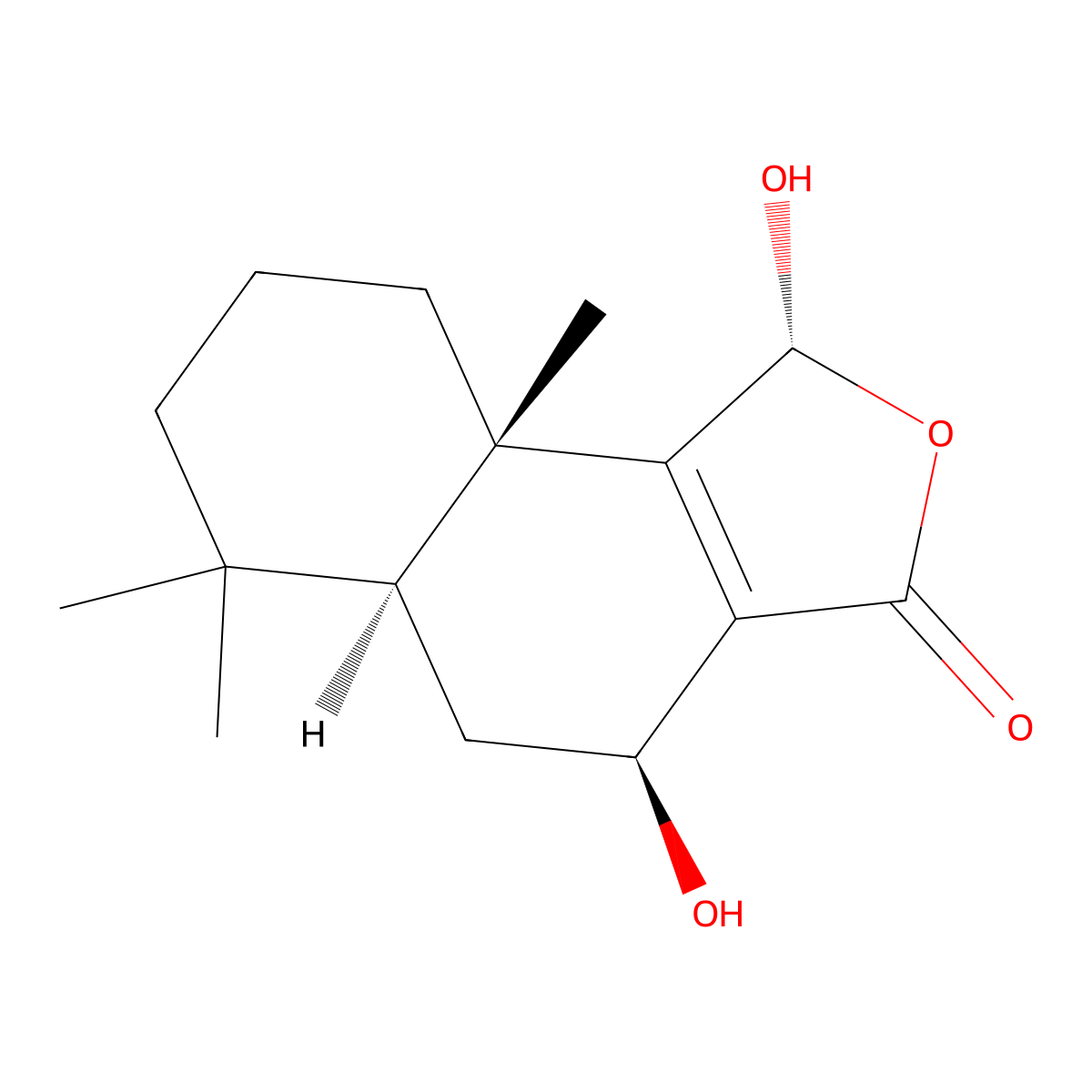 Fuegin molecular structure, CAS 6750-10-3