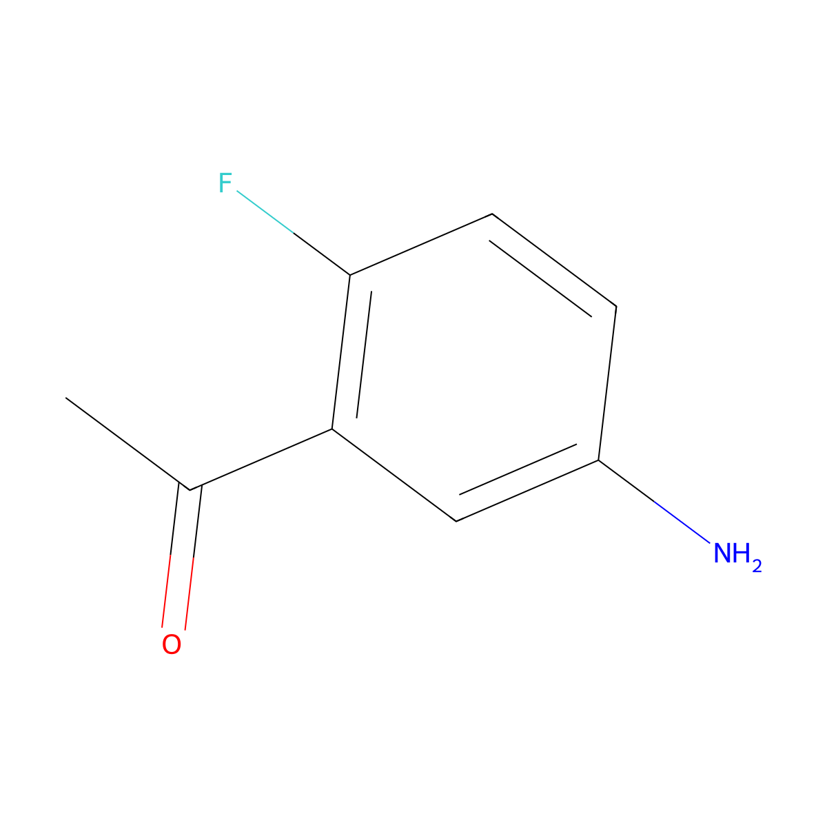 1-(5-Amino-2-fluorophenyl)ethanone molecular structure, CAS 67500-19-0