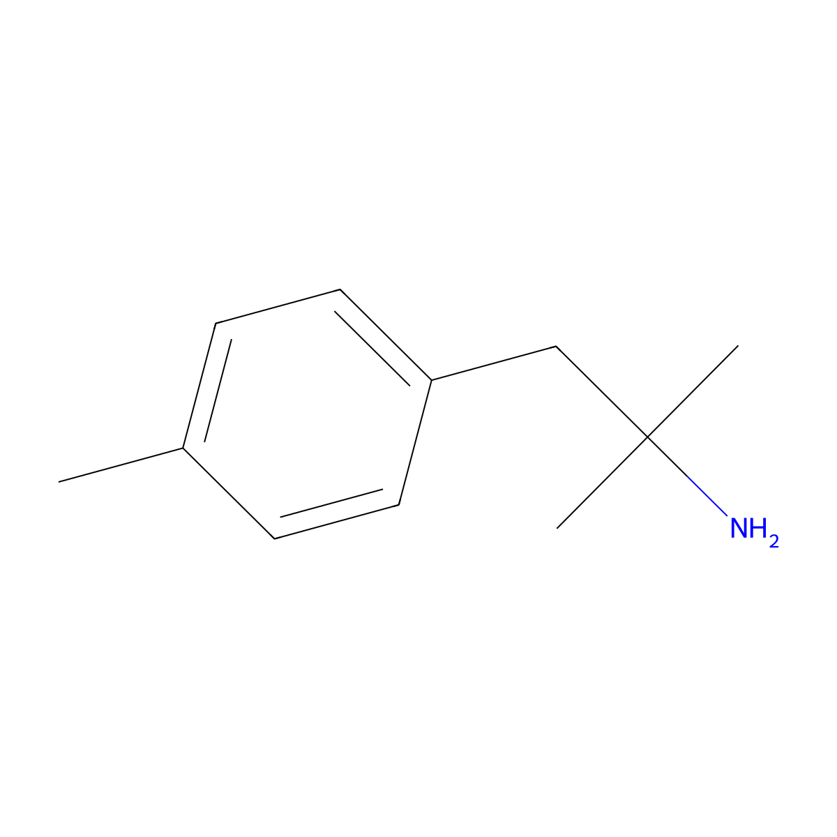 2-Methyl-1-(4-methylphenyl)propan-2-amine molecular structure, CAS 67510-95-6