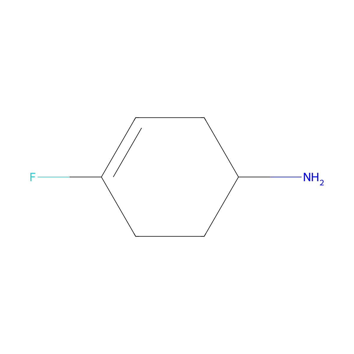 4-Fluorocyclohex-3-en-1-amine molecular structure, CAS 675112-72-8