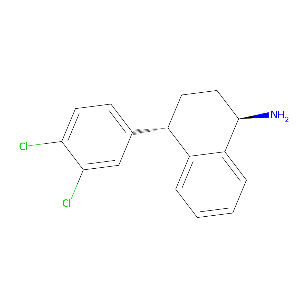 Dasotraline molecular structure, CAS 675126-05-3