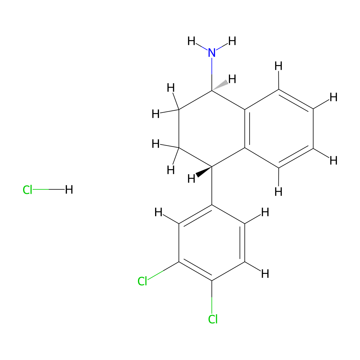 Dasotraline Hydrochloride molecular structure, CAS 675126-08-6