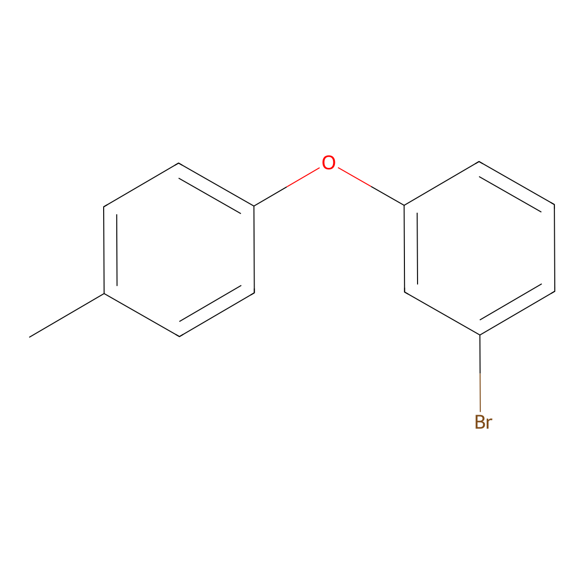 1-Bromo-3-(4-methylphenoxy)benzene molecular structure, CAS 67532-39-2