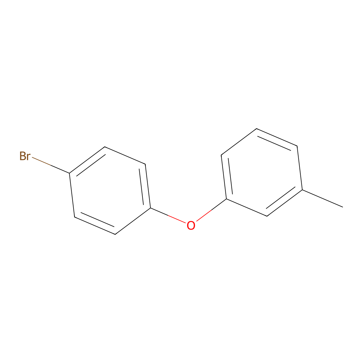 1-(4-Bromophenoxy)-3-methyl-benzene molecular structure, CAS 67532-40-5
