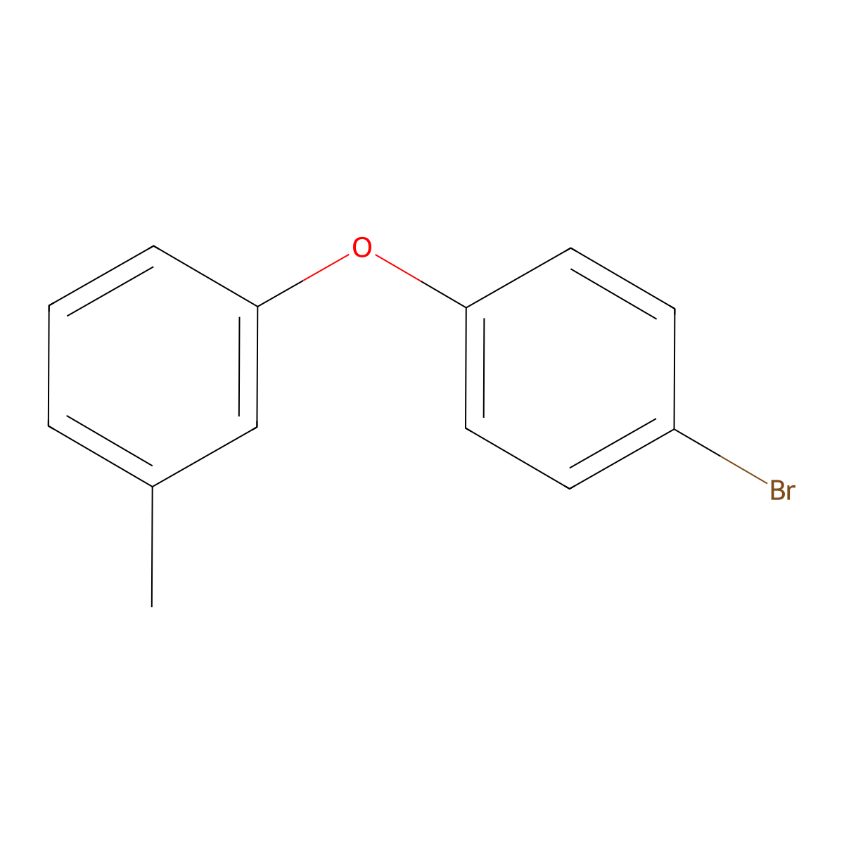 1-(4-Bromophenoxy)-3-methyl-benzene molecular structure, CAS 67532-40-5