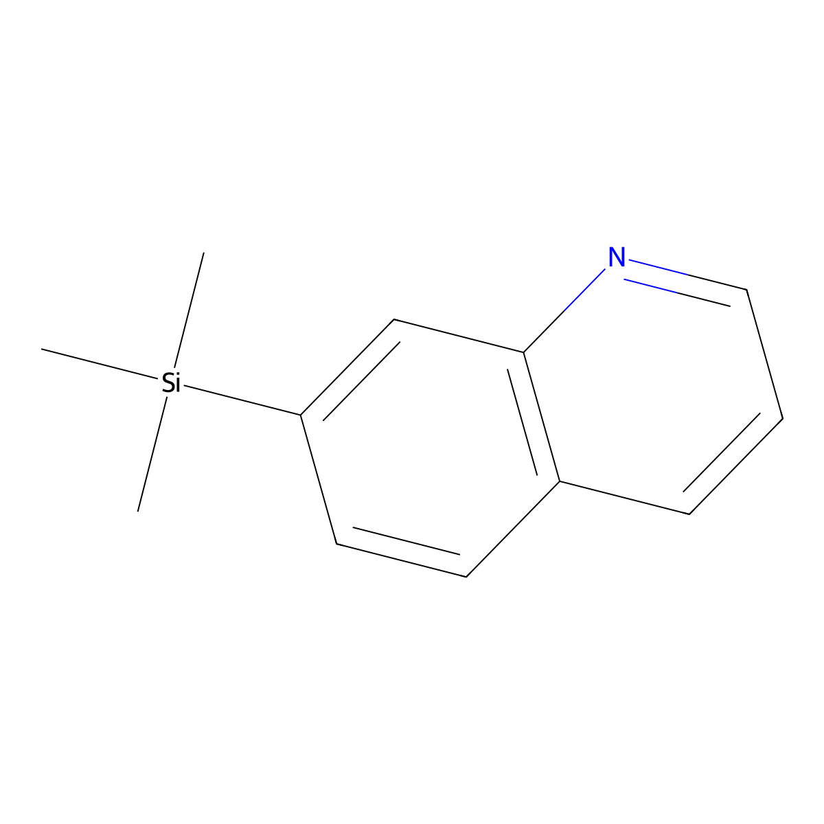 7-(Trimethylsilyl)quinoline molecular structure, CAS 67533-00-0