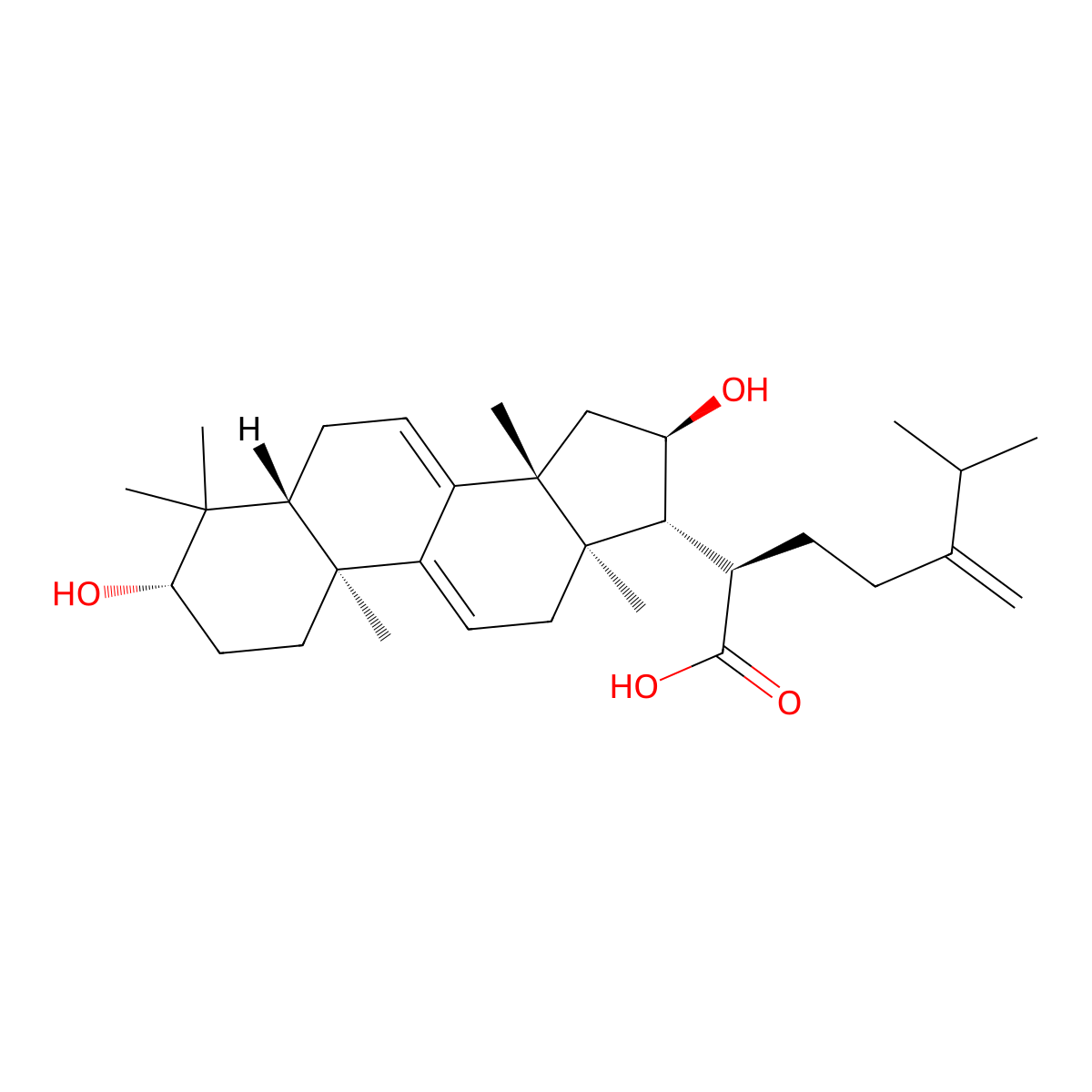 Dehydrotumulosic Acid molecular structure, CAS 6754-16-1