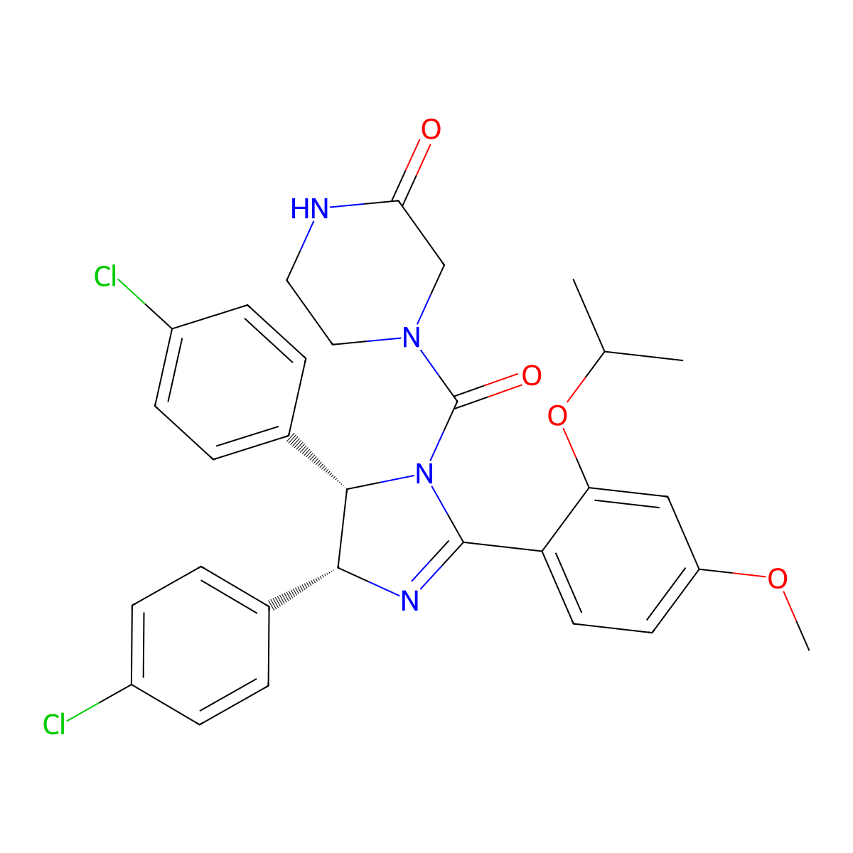 nutlin-3B molecular structure, CAS 675576-97-3