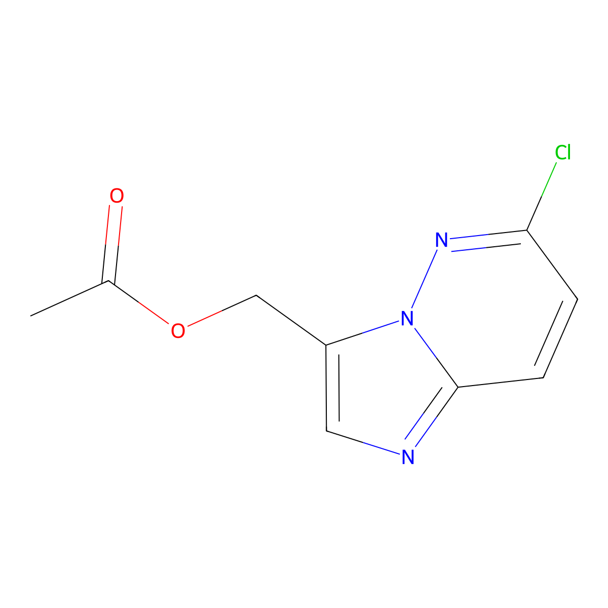 (6-Chloroimidazo[1,2-b]Pyridazin-3-yl)Methyl Acetate molecular structure, CAS 675580-55-9