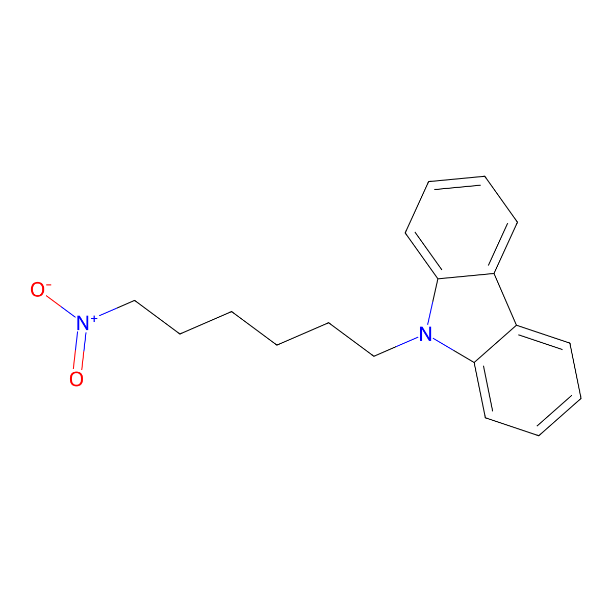 9-(6-Nitrohexyl)-9H-carbazole molecular structure, CAS 675585-23-6
