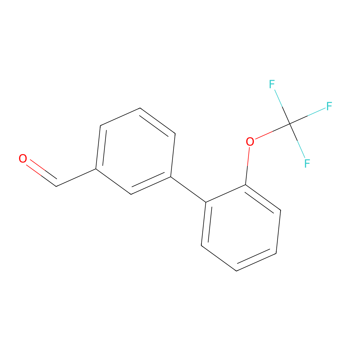 2'-(Trifluoromethoxy)-biphenyl-3-carbaldehyde molecular structure, CAS 675596-32-4
