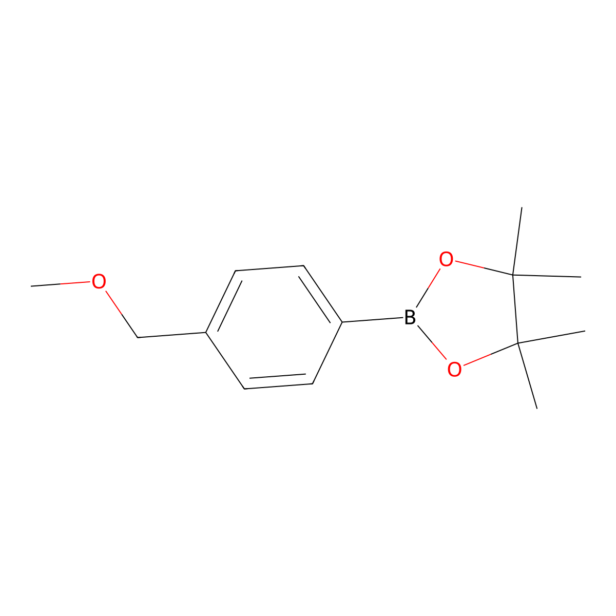 2-(4-(Methoxymethyl)phenyl)-4,4,5,5-tetramethyl-1,3,2-dioxaborolane molecular structure, CAS 675605-92-2