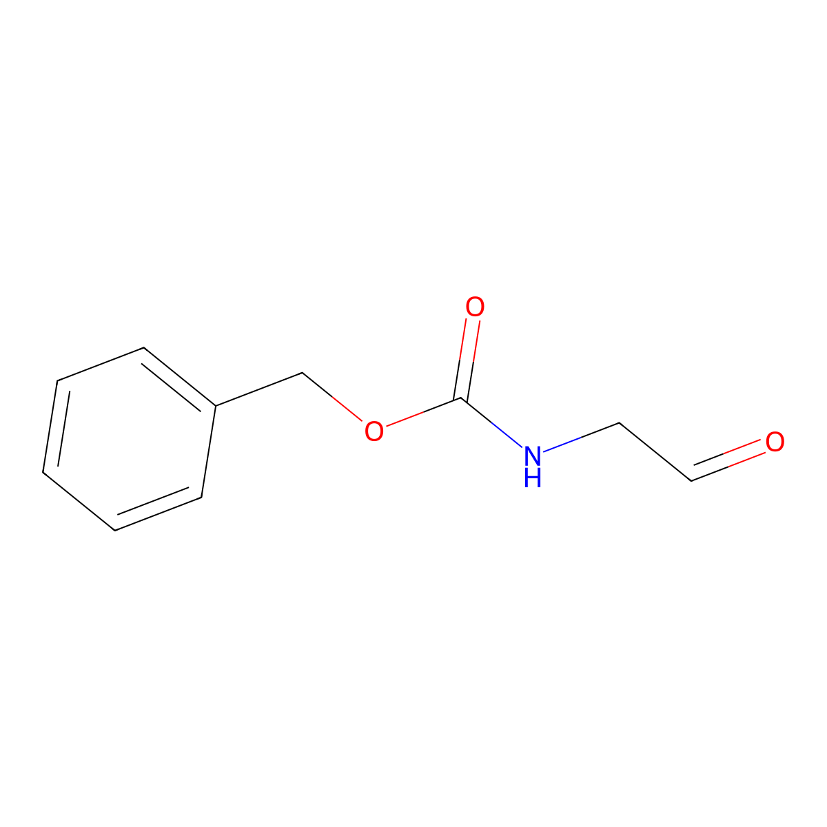 benzyl N-(2-oxoethyl)carbamate molecular structure, CAS 67561-03-9