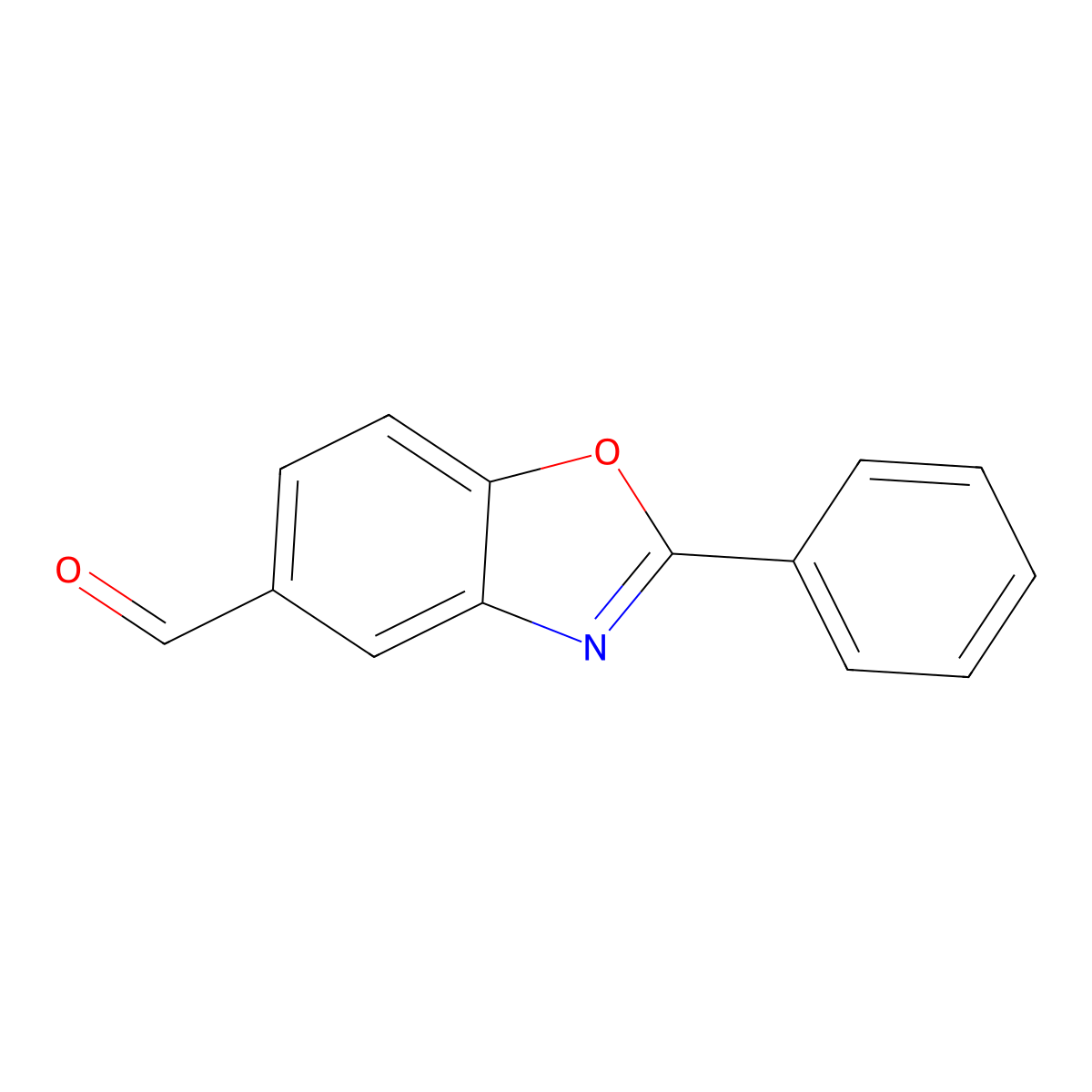 2-Phenylbenzo[d]oxazole-5-carbaldehyde molecular structure, CAS 67563-39-7
