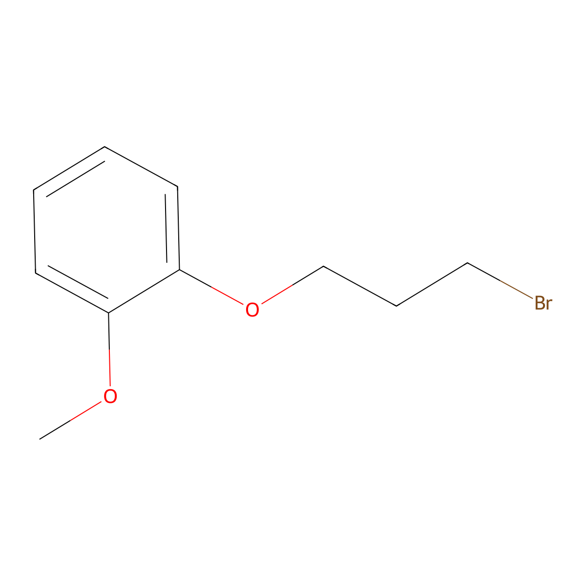 1-(3-Bromopropoxy)-2-methoxybenzene molecular structure, CAS 67563-72-8