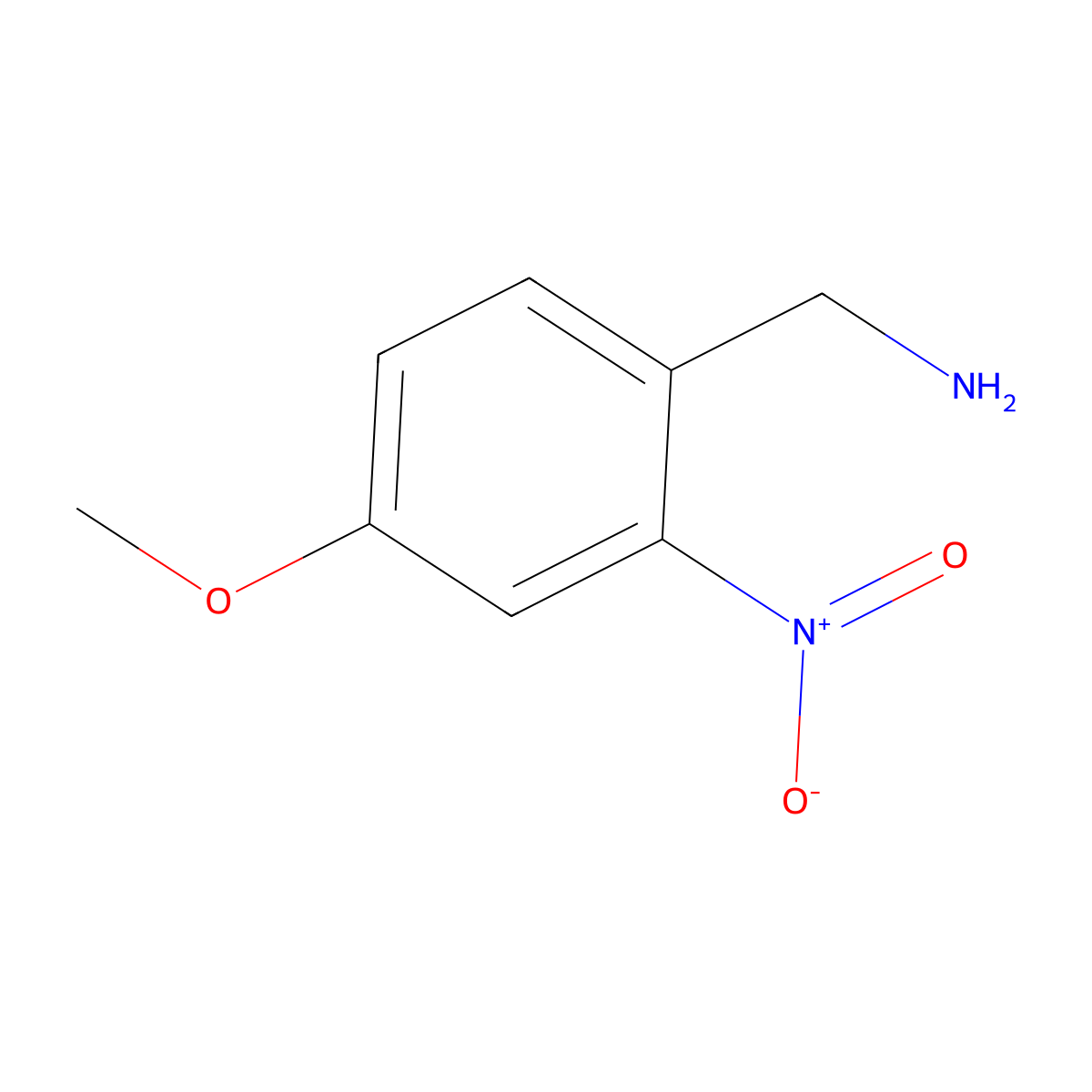 1-(4-Methoxy-2-nitrophenyl)methanamine molecular structure, CAS 67567-41-3