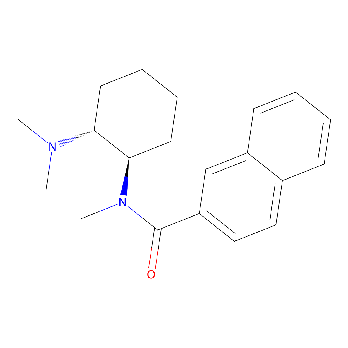 trans-N-[2-(dimethylamino)cyclohexyl]-N-methyl-2-naphthalenecarboxamide molecular structure, CAS 67579-80-0