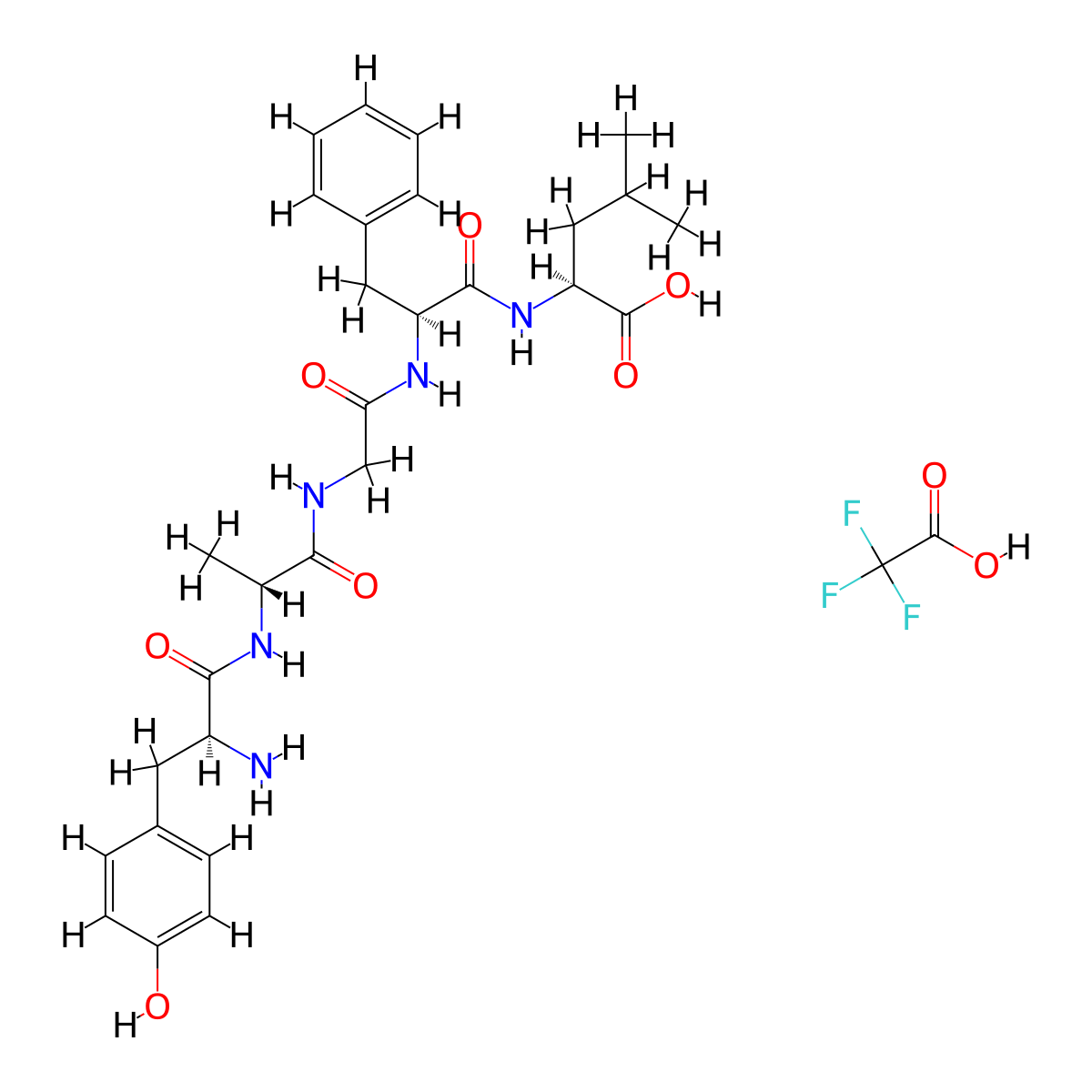 Leuphasyl TFA molecular structure, CAS 67586-27-0