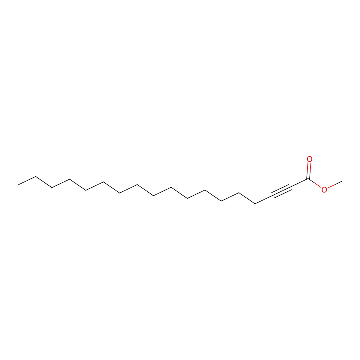 Methyl octadec-2-ynoate molecular structure, CAS 67587-22-8