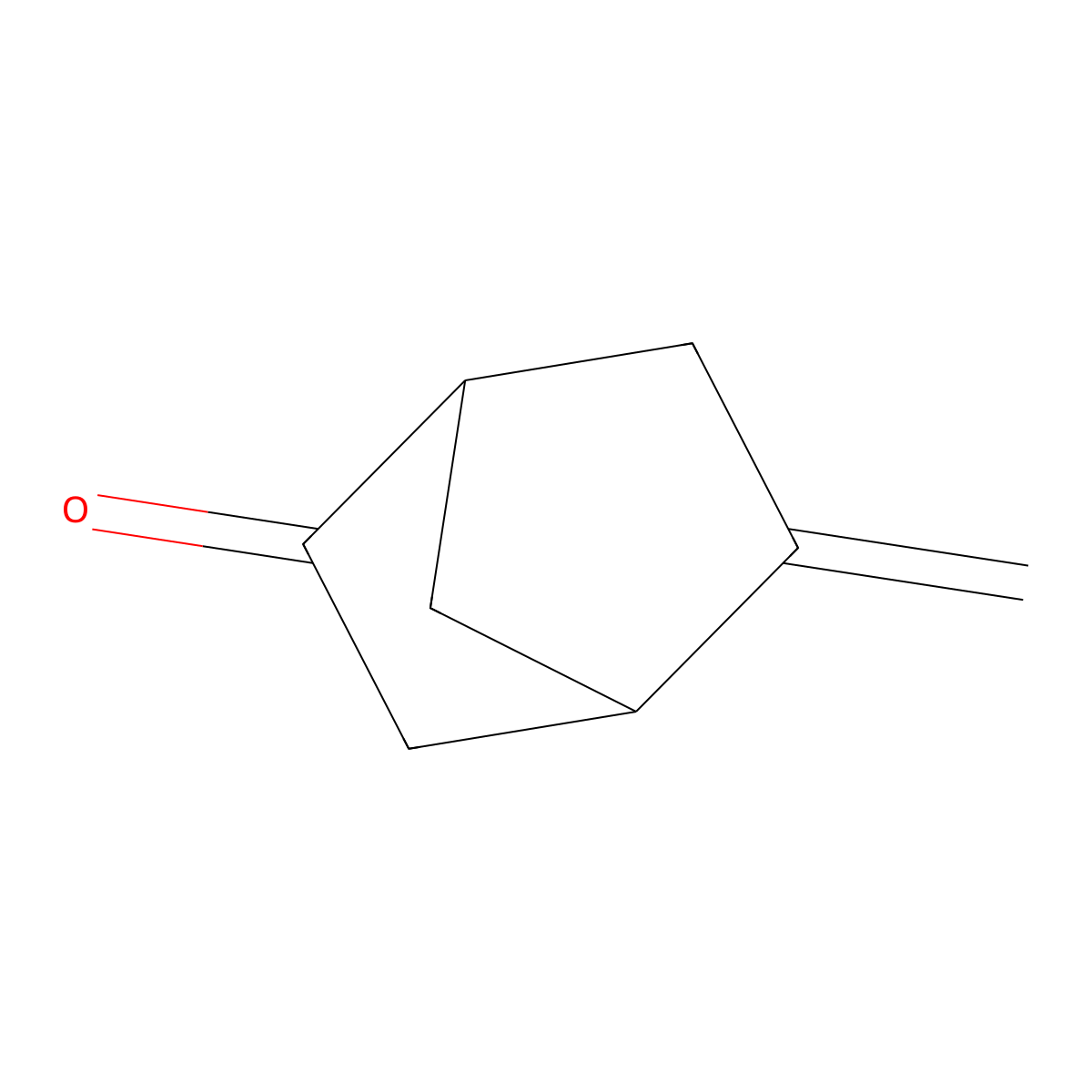 5-Methylidenebicyclo[2.2.1]heptan-2-one molecular structure, CAS 67594-52-9