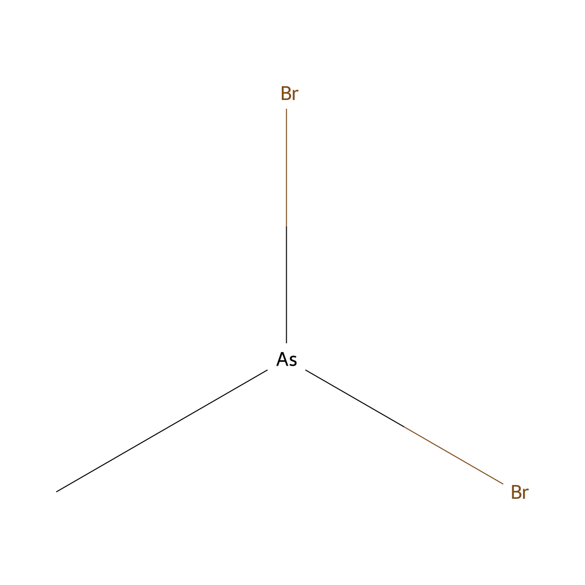 Arsonous dibromide, methyl- molecular structure, CAS 676-70-0