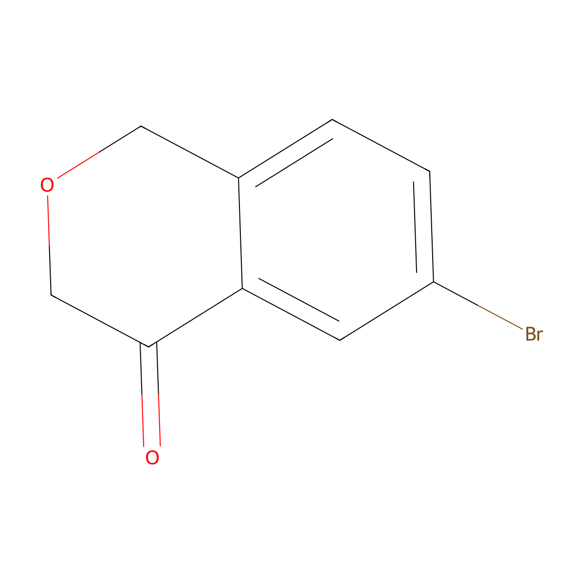 6-Bromoisochroman-4-one molecular structure, CAS 676134-68-2