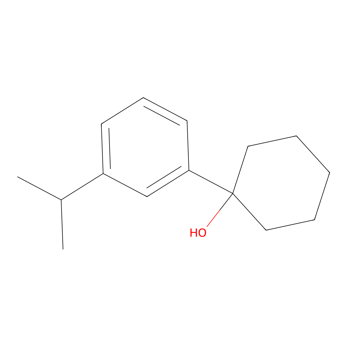 1-(3-Isopropylphenyl)cyclohexanol molecular structure, CAS 676134-91-1